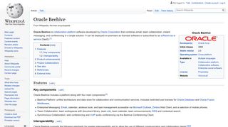 
                            11. Oracle Beehive - Wikipedia