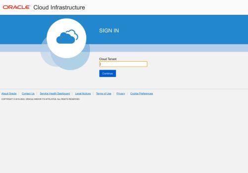 
                            5. Oracle Cloud Infrastructure Console