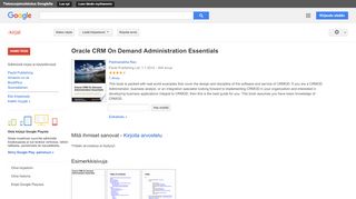 
                            7. Oracle CRM On Demand Administration Essentials