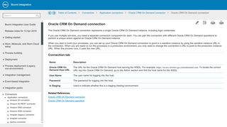 
                            12. Oracle CRM On Demand connection - Boomi Integration User Guide