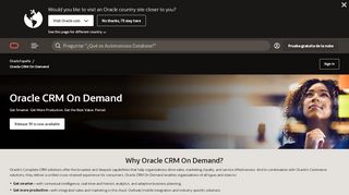 
                            4. Oracle CRM On Demand | Oracle España