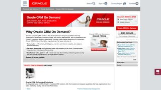 
                            5. Oracle CRM On Demand | Oracle