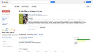 
                            12. Oracle DBA on Unix and Linux - Google बुक के परिणाम