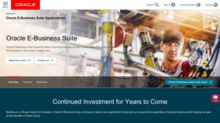 
                            1. Oracle E-Business Suite Applications | Oracle