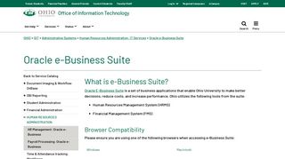 
                            9. Oracle e-Business Suite | Ohio University