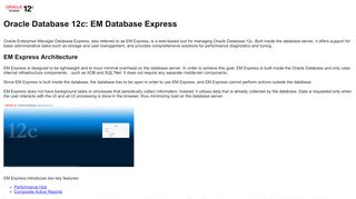 
                            5. Oracle Enterprise Manager Database Express