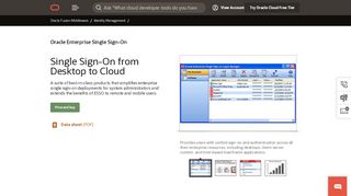 
                            3. Oracle Enterprise Single Sign-On | Oracle Identity Management