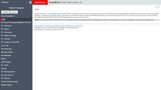
                            4. Oracle GradeBeam User Guide Version 18 - Oracle Docs