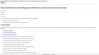 
                            11. Oracle Health Sciences Data Management Workbench and Oracle ...