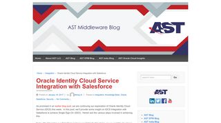 
                            9. Oracle Identity Cloud Service Integration with Salesforce - AST ...