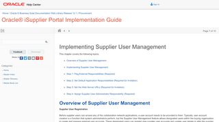 
                            5. Oracle iSupplier Portal Implementation Guide