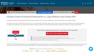 
                            8. Oracle JD Edwards EnterpriseOne vs Login Entegre ERP Mixed-Mode ...