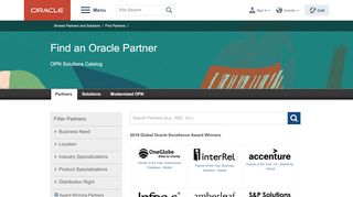 
                            10. Oracle PartnerNetwork | Partner and Solutions Finder | Oracle