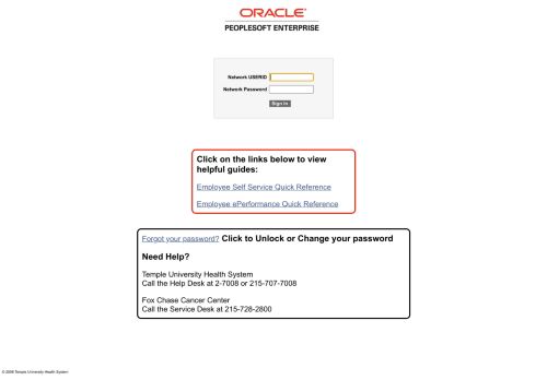 
                            2. Oracle PeopleSoft Sign-in - Temple Health