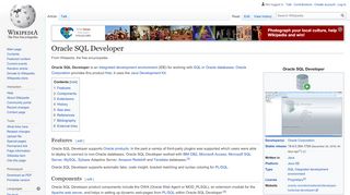 
                            13. Oracle SQL Developer - Wikipedia