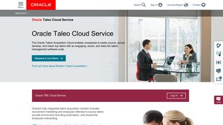 
                            5. Oracle Taleo Cloud Service | Cloud Talent | Oracle