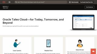 
                            6. Oracle Taleo Enterprise Cloud Service | Applications | Oracle