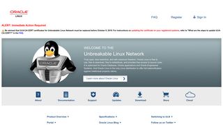 
                            1. Oracle Unbreakable Linux Network