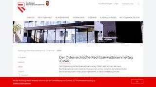 
                            8. ÖRAK - Salzburger Rechtsanwaltskammer