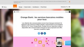 
                            10. Orange Bank : les services bancaires mobiles pour tous - orange.com