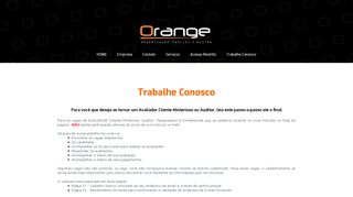 
                            7. Orange | Cliente Oculto | Auditoria | Checklist | Pesquisas - Trabalhe ...