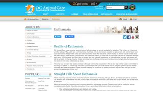 
                            8. Orange County, California - Euthanasia - OC Animal Care