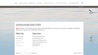 
                            10. Orange County CAMFT - Supervision Directory