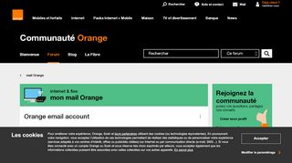 
                            5. Orange email account - Communauté Orange