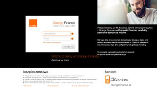 
                            1. Orange Finanse – produkty bankowe dostarcza mBank