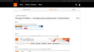 
                            1. Orange FunBox – konfiguracja połączenia z Internetem - Funbox ...