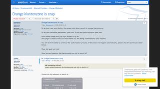 
                            11. Orange klantenzone is crap - Userbase