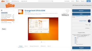 
                            9. Orange-look GTK & GDM - www.opendesktop.org
