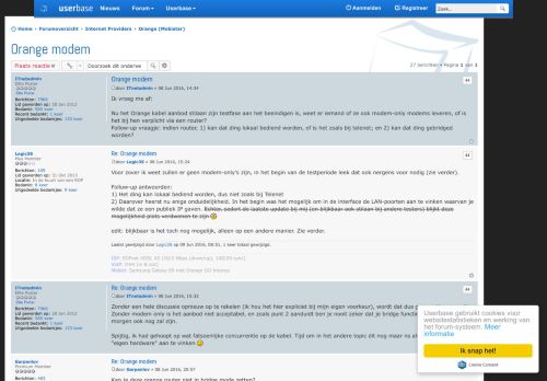 
                            7. Orange modem - Userbase
