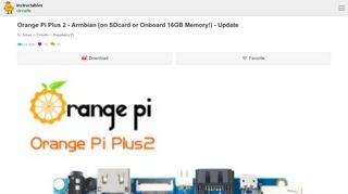 
                            10. Orange Pi Plus 2 - Armbian (on SDcard or Onboard 16GB Memory ...