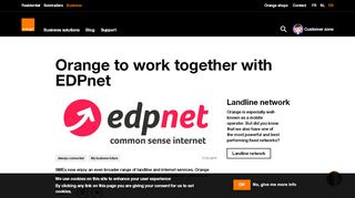 
                            9. Orange to work together with EDPnet | Orange Business - Belgium