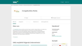 
                            10. OrangeBuddies Media als Arbeitgeber | XING Unternehmen