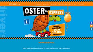 
                            5. ORANGEdrivers – Das spritzig-coole Fahrschulvergnügen im Raum ...