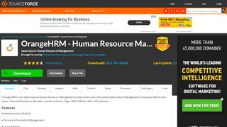 
                            4. OrangeHRM - Human Resource Management download ...