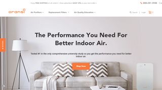 
                            8. Oransi.com: Best HEPA Air Purifiers | Air Cleaners | HEPA Filters