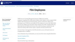 
                            6. ORAU > FDA Employees