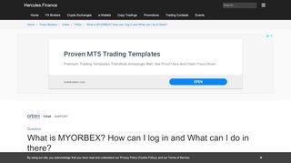 
                            11. Orbex – What is MYORBEX? How can I log in and What ...