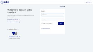 
                            4. Orbis - Mobile login - Bureau van Dijk