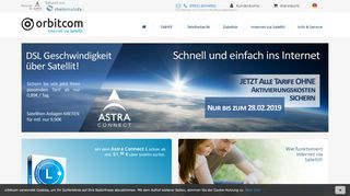 
                            1. Orbitcom: Schnelles Internet via Satellit