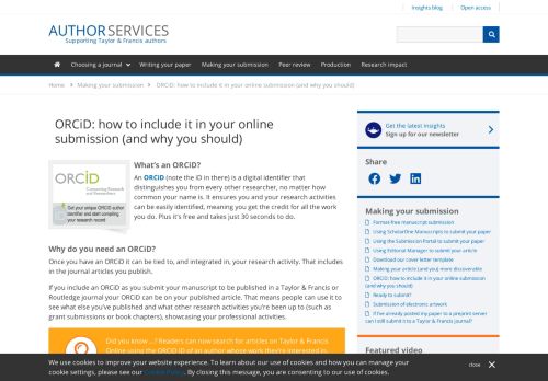 
                            9. ORCiD: how to include it in your online submission (and why you ...