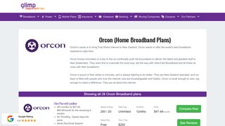 
                            10. Orcon Broadband Plans | Compare Best Deals Now. - Glimp