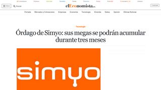 
                            13. Órdago de Simyo: sus megas se podrán acumular durante tres ...
