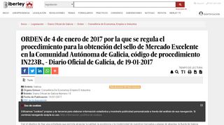 
                            6. ORDEN de 4 de enero de 2017 por la que se regula el procedimiento ...