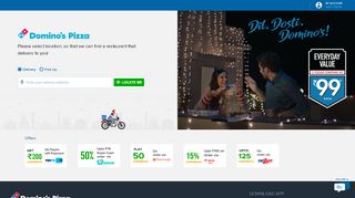 
                            5. Order Food Online in India | Food Home Delivery ... - Domino's Pizza