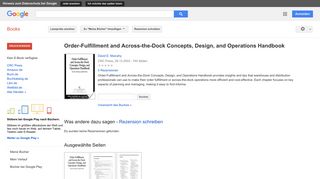 
                            6. Order-Fulfillment and Across-the-Dock Concepts, Design, and ...