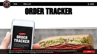 
                            3. Order Tracker - Jimmy John's
